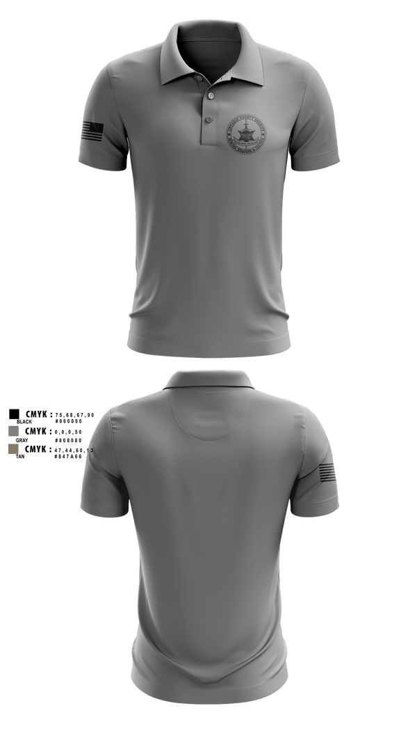 Short Sleeve Performance Polo, Ontario County Sheriff’s Office, Police, Teamtime, Team time, sublimation, custom sports apparel, team uniforms, spirit wear, spiritwear, sports uniforms, custom shirts, team store, custom team store, fundraiser sports, apparel fundraiser