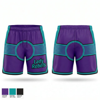 Athletic Shorts With Pockets, Lady Rebels, Softball, Teamtime, Team time, sublimation, custom sports apparel, team uniforms, spirit wear, spiritwear, sports uniforms, custom shirts, team store, custom team store, fundraiser sports, apparel fundraiser