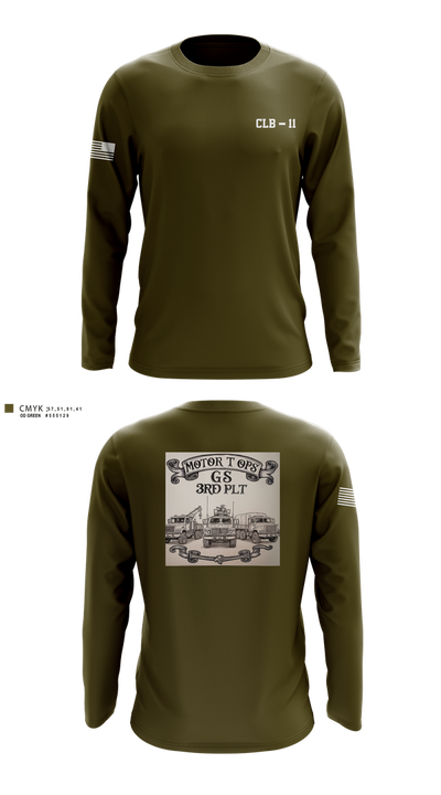 CLB-11 21730223 Long Sleeve Performance Shirt 3