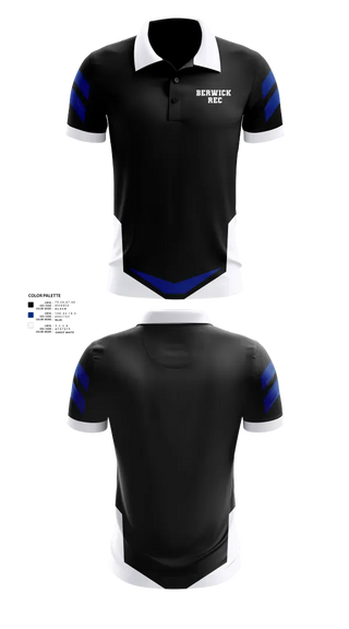 Short Sleeve Performance Polo, Berwick Rec, Men's Basketball, Teamtime, Team time, sublimation, custom sports apparel, team uniforms, spirit wear, spiritwear, sports uniforms, custom shirts, team store, custom team store, fundraiser sports, apparel fundraiser
