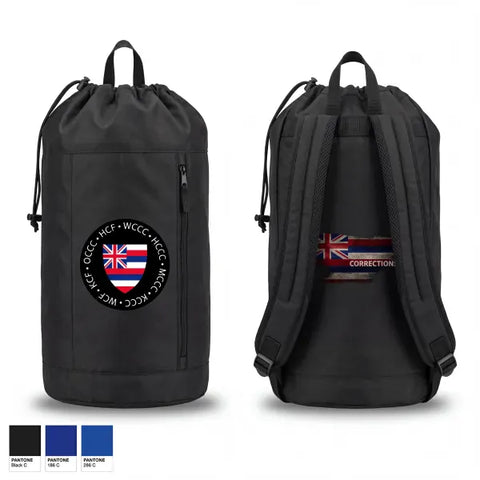 Gear Bag, Hawaii Corrections and Rehabilitation, Police, Teamtime, Team time, sublimation, custom sports apparel, team uniforms, spirit wear, spiritwear, sports uniforms, custom shirts, team store, custom team store, fundraiser sports, apparel fundraiser