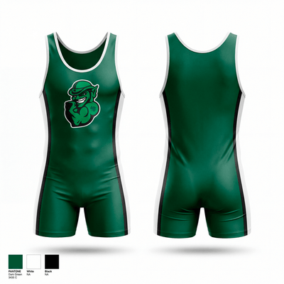 Shamrock Wrestling Club 93623299 Wrestling Singlet - 1
