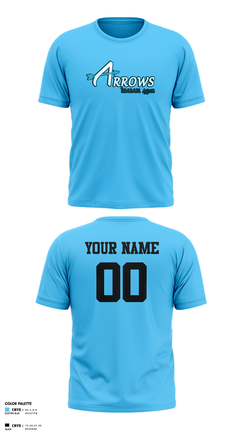 Short Sleeve Performance Shirt, Arrows, Softball, Teamtime, Team time, sublimation, custom sports apparel, team uniforms, spirit wear, spiritwear, sports uniforms, custom shirts, team store, custom team store, fundraiser sports, apparel fundraiser