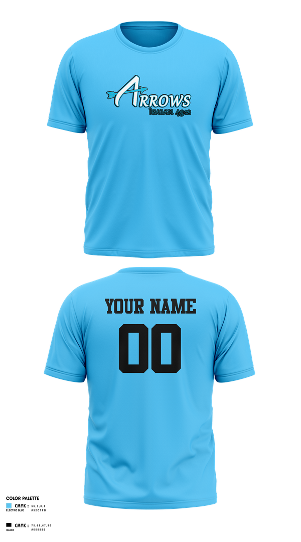 Short Sleeve Performance Shirt, Arrows, Softball, Teamtime, Team time, sublimation, custom sports apparel, team uniforms, spirit wear, spiritwear, sports uniforms, custom shirts, team store, custom team store, fundraiser sports, apparel fundraiser