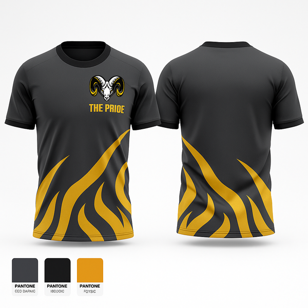 Short Sleeve Rash Guard Shirt, The Pride, Track & Field, Teamtime, Team time, sublimation, custom sports apparel, team uniforms, spirit wear, spiritwear, sports uniforms, custom shirts, team store, custom team store, fundraiser sports, apparel fundraiser