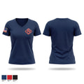 Central Stickney Fire Women's Short Sleeve V-neck Shirt - 1