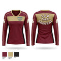 Nakonas Women's Long Sleeve V-neck Shirt - 1