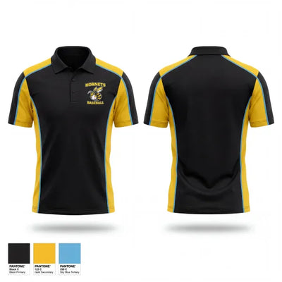 HORNETS 35397221 Short Sleeve Performance Polo - 1