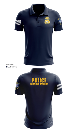 Short Sleeve Performance Polo, Federal Protective Service, Police, Teamtime, Team time, sublimation, custom sports apparel, team uniforms, spirit wear, spiritwear, sports uniforms, custom shirts, team store, custom team store, fundraiser sports, apparel fundraiser