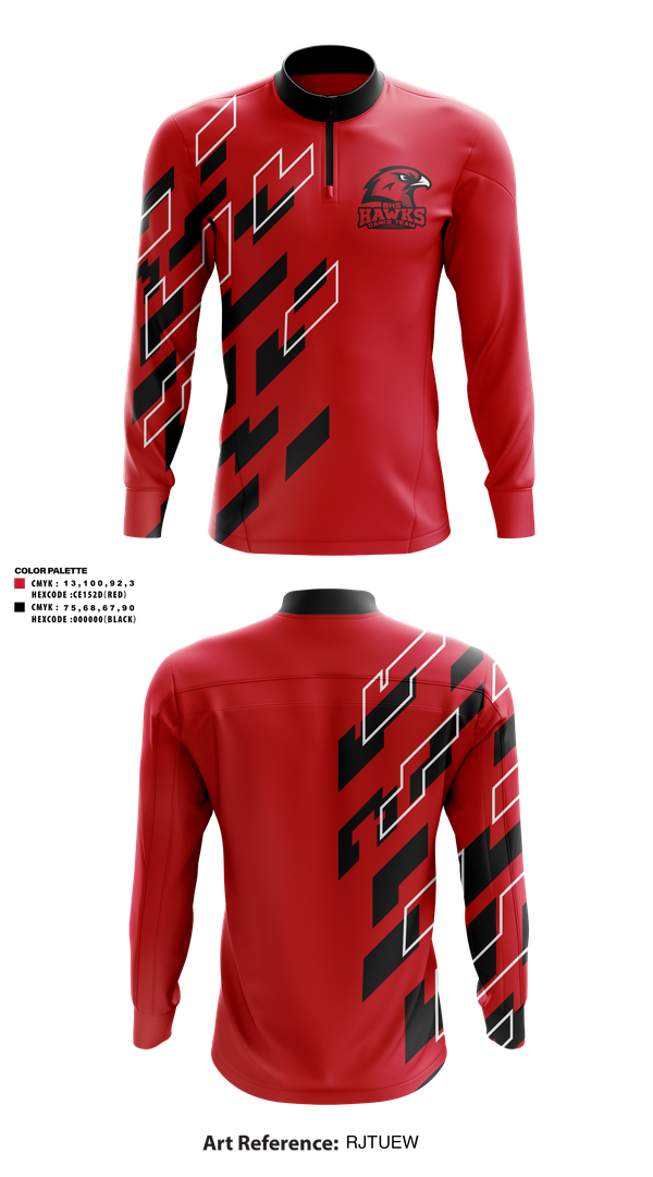 Quarter Zip Jacket, BHS Hawks Dance Team, Spirit Store, Teamtime, Team time, sublimation, custom sports apparel, team uniforms, spirit wear, spiritwear, sports uniforms, custom shirts, team store, custom team store, fundraiser sports, apparel fundraiser