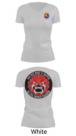 Womens Short Sleeve Vneck Shirt, 51 CES, Air Force, Teamtime, Team time, sublimation, custom sports apparel, team uniforms, spirit wear, spiritwear, sports uniforms, custom shirts, team store, custom team store, fundraiser sports, apparel fundraiser