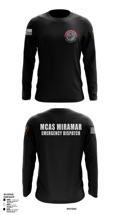 MCAS Miramar Emergency Dispatch Long Sleeve Performance Shirt - 5