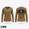 SATMO S3 Women's Long Sleeve V-neck Shirt - 1