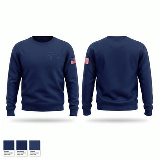 Crew Neck Sweatshirt, United States Federal Reserve Police, Police, Teamtime, Team time, sublimation, custom sports apparel, team uniforms, spirit wear, spiritwear, sports uniforms, custom shirts, team store, custom team store, fundraiser sports, apparel fundraiser