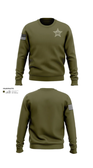Crew Neck Sweatshirt, Hendry county sheriff, Police, Teamtime, Team time, sublimation, custom sports apparel, team uniforms, spirit wear, spiritwear, sports uniforms, custom shirts, team store, custom team store, fundraiser sports, apparel fundraiser