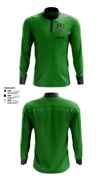 Palmdale Falcons 86452677 Quarter Zip Jacket - 1