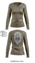 METRO SOUTH PROTECTIVE SERVICE 25947378 Women's Long Sleeve V-neck Shirt - 3