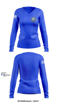 Tarrytown Flotilla 014-06-06 36170318 Women's Long Sleeve V-neck Shirt - 102
