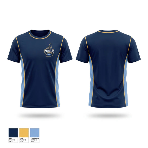 Short Sleeve Performance Shirt, Noble Hoops, Women's Basketball, Teamtime, Team time, sublimation, custom sports apparel, team uniforms, spirit wear, spiritwear, sports uniforms, custom shirts, team store, custom team store, fundraiser sports, apparel fundraiser