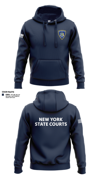 Hoodie, NYS COURTS, Police, Teamtime, Team time, sublimation, custom sports apparel, team uniforms, spirit wear, spiritwear, sports uniforms, custom shirts, team store, custom team store, fundraiser sports, apparel fundraiser