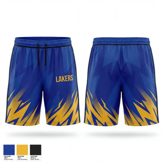 Athletic Shorts With Pockets, Lakers, Softball, Teamtime, Team time, sublimation, custom sports apparel, team uniforms, spirit wear, spiritwear, sports uniforms, custom shirts, team store, custom team store, fundraiser sports, apparel fundraiser
