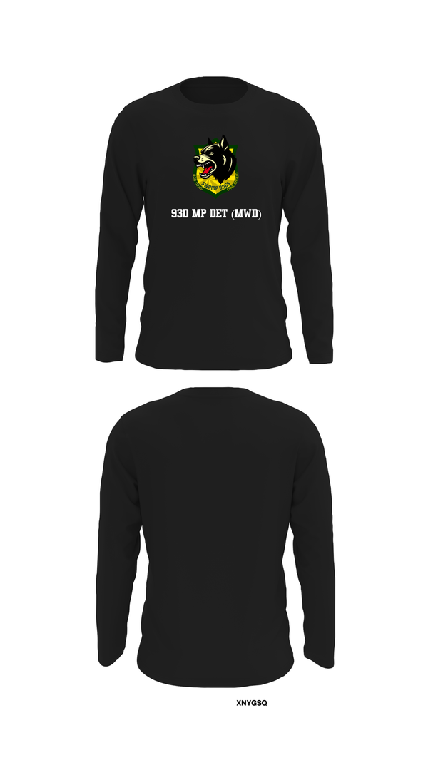 Long Sleeve Performance Shirt, 93D MP DET (MWD), , Teamtime, Team time, sublimation, custom sports apparel, team uniforms, spirit wear, spiritwear, sports uniforms, custom shirts, team store, custom team store, fundraiser sports, apparel fundraiser