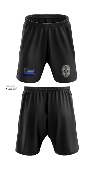 Athletic Shorts With Pockets, Lincoln Police Department, Police, Teamtime, Team time, sublimation, custom sports apparel, team uniforms, spirit wear, spiritwear, sports uniforms, custom shirts, team store, custom team store, fundraiser sports, apparel fundraiser