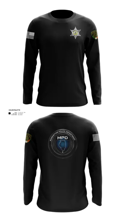 Manhattan Police Department 19421208 Long Sleeve Performance Shirt 150