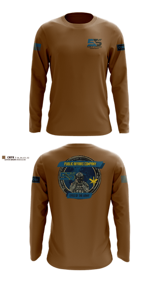Long Sleeve Performance Shirt, 55th ComCam Kraken, Army, Teamtime, Team time, sublimation, custom sports apparel, team uniforms, spirit wear, spiritwear, sports uniforms, custom shirts, team store, custom team store, fundraiser sports, apparel fundraiser