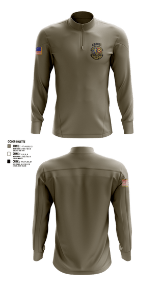 Quarter Zip Jacket, DET OL-B, Air Force, Teamtime, Team time, sublimation, custom sports apparel, team uniforms, spirit wear, spiritwear, sports uniforms, custom shirts, team store, custom team store, fundraiser sports, apparel fundraiser