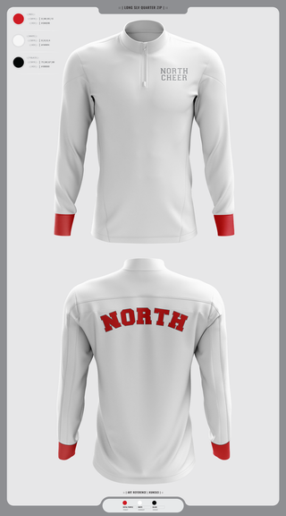 Quarter Zip Jacket, North Attleborough High School Cheer, Cheer, Teamtime, Team time, sublimation, custom sports apparel, team uniforms, spirit wear, spiritwear, sports uniforms, custom shirts, team store, custom team store, fundraiser sports, apparel fundraiser