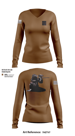 Womens Long Sleeve Vneck Shirt, Franklin, , Teamtime, Team time, sublimation, custom sports apparel, team uniforms, spirit wear, spiritwear, sports uniforms, custom shirts, team store, custom team store, fundraiser sports, apparel fundraiser