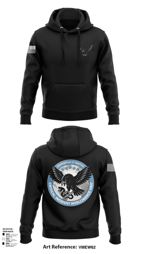Hoodie, Critical Incident Intelligence Unit, , Teamtime, Team time, sublimation, custom sports apparel, team uniforms, spirit wear, spiritwear, sports uniforms, custom shirts, team store, custom team store, fundraiser sports, apparel fundraiser