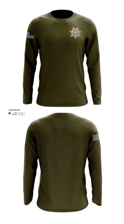 Pottawattamie County Sheriff's Office 11009583 Long Sleeve Performance Shirt 21