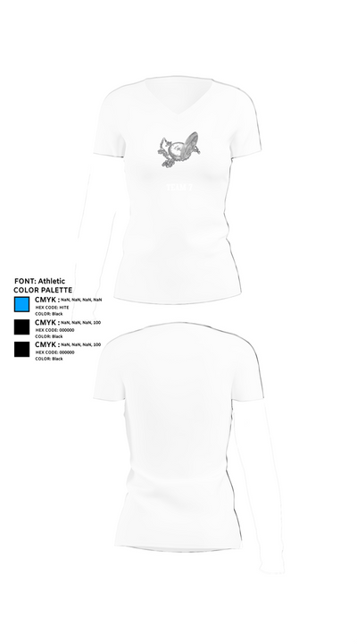Team 7 27036942 Women's Short Sleeve V-neck Shirt - 18
