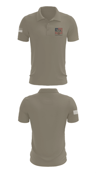 Short Sleeve Performance Polo, VFW Post 10648, , Teamtime, Team time, sublimation, custom sports apparel, team uniforms, spirit wear, spiritwear, sports uniforms, custom shirts, team store, custom team store, fundraiser sports, apparel fundraiser
