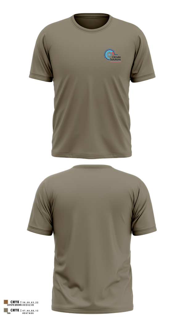 Old School Cotton Feel Shirt, Climate Solutions Air conditioning & Refrigeration LLC, , Teamtime, Team time, sublimation, custom sports apparel, team uniforms, spirit wear, spiritwear, sports uniforms, custom shirts, team store, custom team store, fundraiser sports, apparel fundraiser