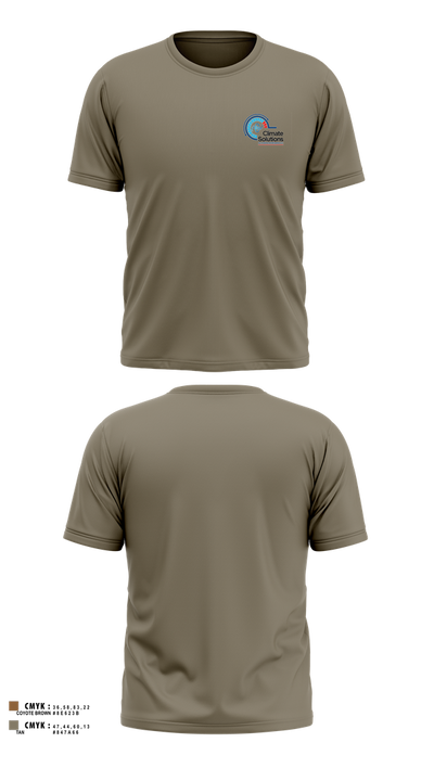 Climate Solutions Air conditioning & Refrigeration LLC 28190571 Old School Cotton Feel Shirt - 102