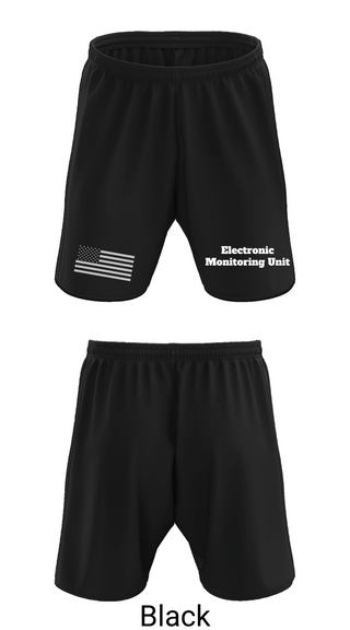 Athletic Shorts With Pockets, Electronic Monitoring Unit, Police, Teamtime, Team time, sublimation, custom sports apparel, team uniforms, spirit wear, spiritwear, sports uniforms, custom shirts, team store, custom team store, fundraiser sports, apparel fundraiser