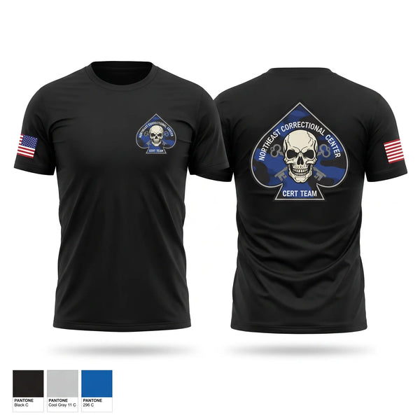 Short Sleeve Performance Shirt, Northeast Correctional Center, Police, Teamtime, Team time, sublimation, custom sports apparel, team uniforms, spirit wear, spiritwear, sports uniforms, custom shirts, team store, custom team store, fundraiser sports, apparel fundraiser