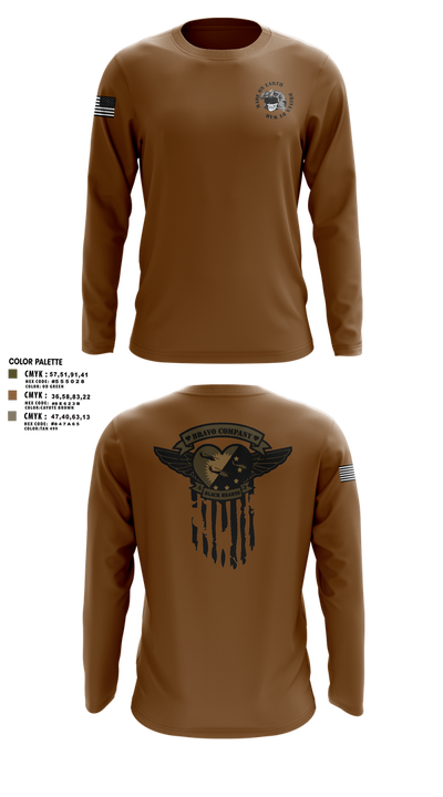 B/4-3 Assault Helicopter Battalion 71849339 Long Sleeve Performance Shirt 2