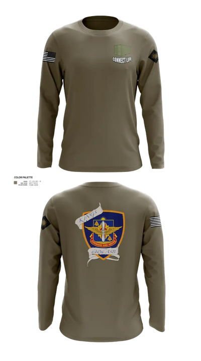 640th ASB Bravo Company 67727556 Long Sleeve Performance Shirt 22