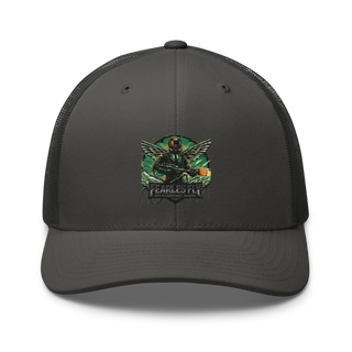 Fearless Fly Auto Detailing &Power Washing 44092363 Retro Trucker Hat | Yupoong 6606