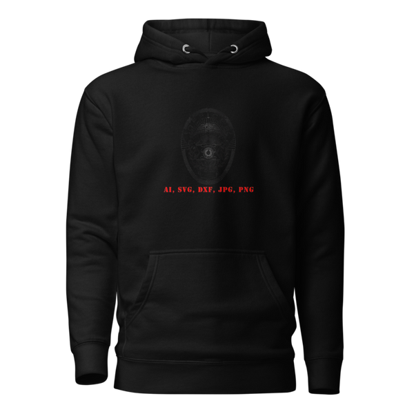 Unisex Hoodie - 1 - Black