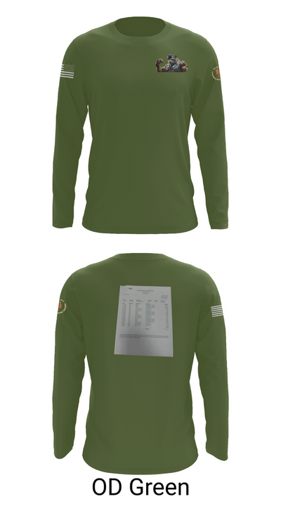 AFJROTC MS-081 DRONE TEAM 88778530 Long Sleeve Performance Shirt 46