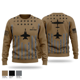 Crew Neck Sweatshirt, Boeing, , Teamtime, Team time, sublimation, custom sports apparel, team uniforms, spirit wear, spiritwear, sports uniforms, custom shirts, team store, custom team store, fundraiser sports, apparel fundraiser