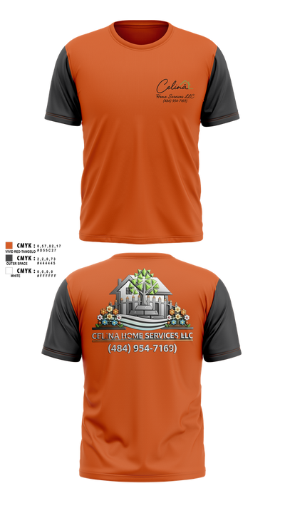 Celina Home Services LLC Short Sleeve Performance Shirt - 100