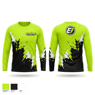 Long Sleeve Performance Shirt, ELEKTRIK ELITE TRACK CLUB, Track & Field, Teamtime, Team time, sublimation, custom sports apparel, team uniforms, spirit wear, spiritwear, sports uniforms, custom shirts, team store, custom team store, fundraiser sports, apparel fundraiser
