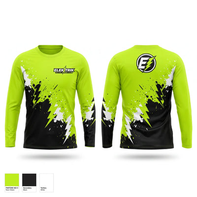 ELEKTRIK ELITE TRACK CLUB Long Sleeve Performance Shirt 1