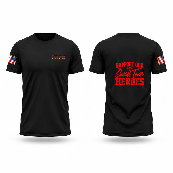Old School Cotton Feel Shirt, Terlton Volunteer Fire Department, Fire Department, Teamtime, Team time, sublimation, custom sports apparel, team uniforms, spirit wear, spiritwear, sports uniforms, custom shirts, team store, custom team store, fundraiser sports, apparel fundraiser